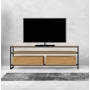 Szafka RTV-77 Drewno Lite Dąb Loft Lakier Rozmiary od 100 cm do 200 cm PREMIUM